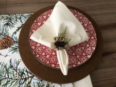 YILBAŞI SOFRA SUNUM SETİ KOZALAK DESENLİ