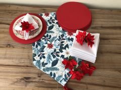 YILBAŞI SOFRA SUNUM SETİ YILBAŞI ÇİÇEĞİ DESENLİ 02