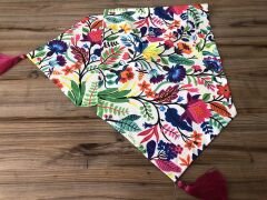 OTANTİK RENKLİ ÇİÇEK DESENLİ RUNNER