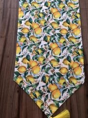 VİNTAGE LİMONLAR DESENLİ RUNNER