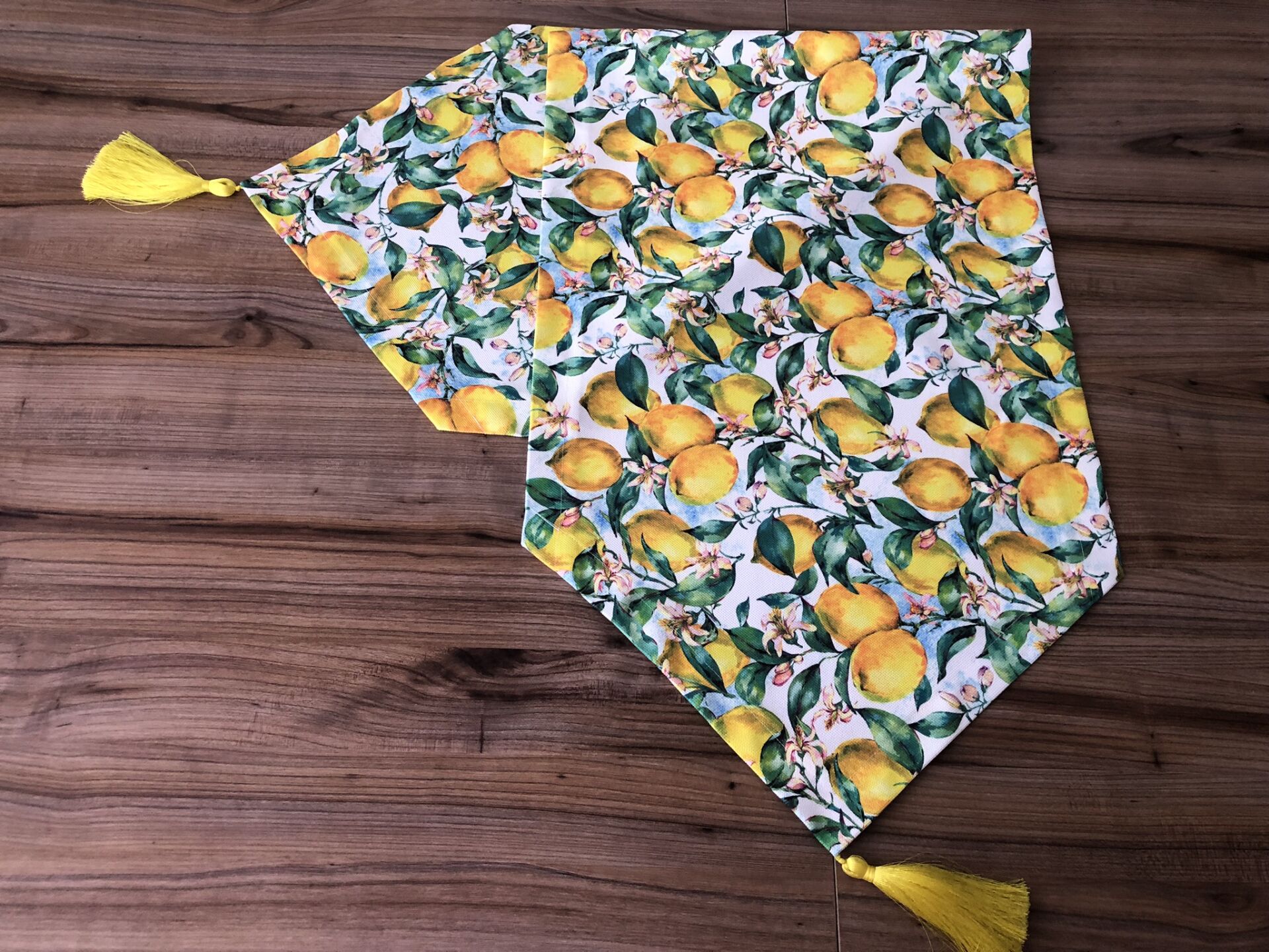 VİNTAGE LİMONLAR DESENLİ RUNNER