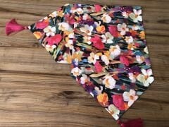 YAĞLI BOYA ÇİÇEK DESENLİ RUNNER