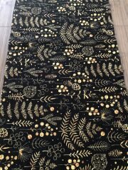 GOLD YAPRAK KOZALAK YILBAŞI DESENLİ RUNNER