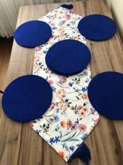 HUZURLU BAHÇE DESENLİ RUNNER & SUPLA