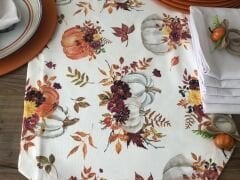 SOFRA SUNUM SETİ ÇİÇEKLİ BALKABAĞI DESENLİ TAKIM