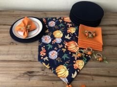 SOFRA SUNUM SETİ BALKABAĞI DESENLİ TAKIM